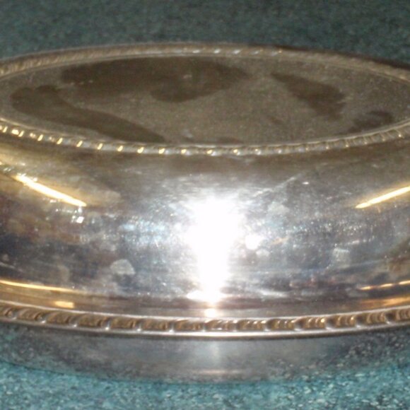 Vintage Ornate Crosby Silver Plate Covered Serving Dish Rare Collectible Gift! - Picture 3 of 6
